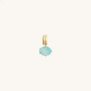 Opulent Amazonite Charm - Stone of Courage