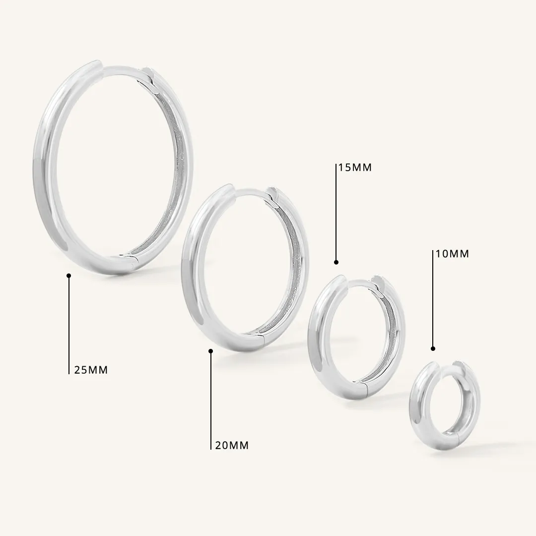 Opulent Sodalite Plain Hoops - Stone of Intuition