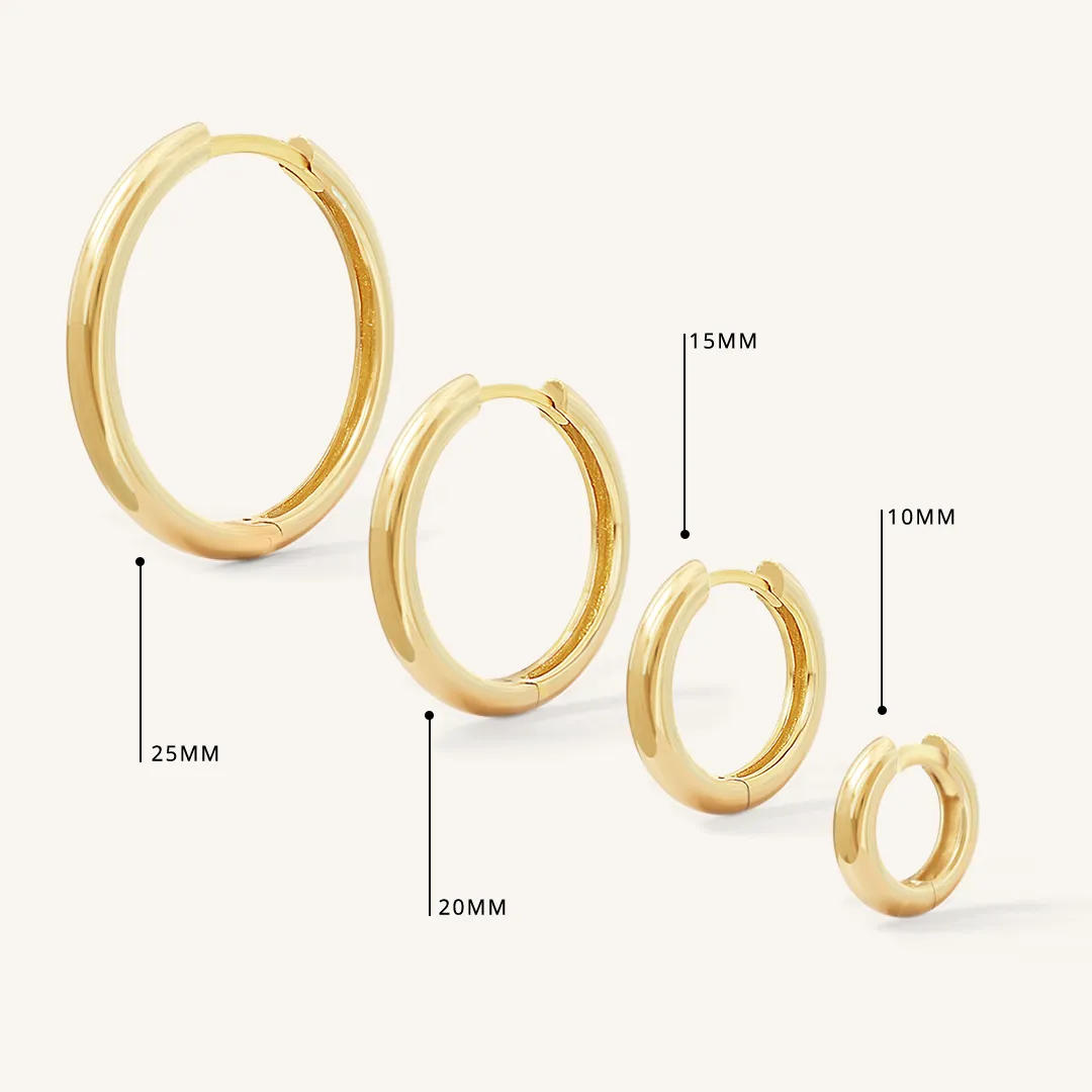 Opulent Sodalite Plain Hoops - Stone of Intuition