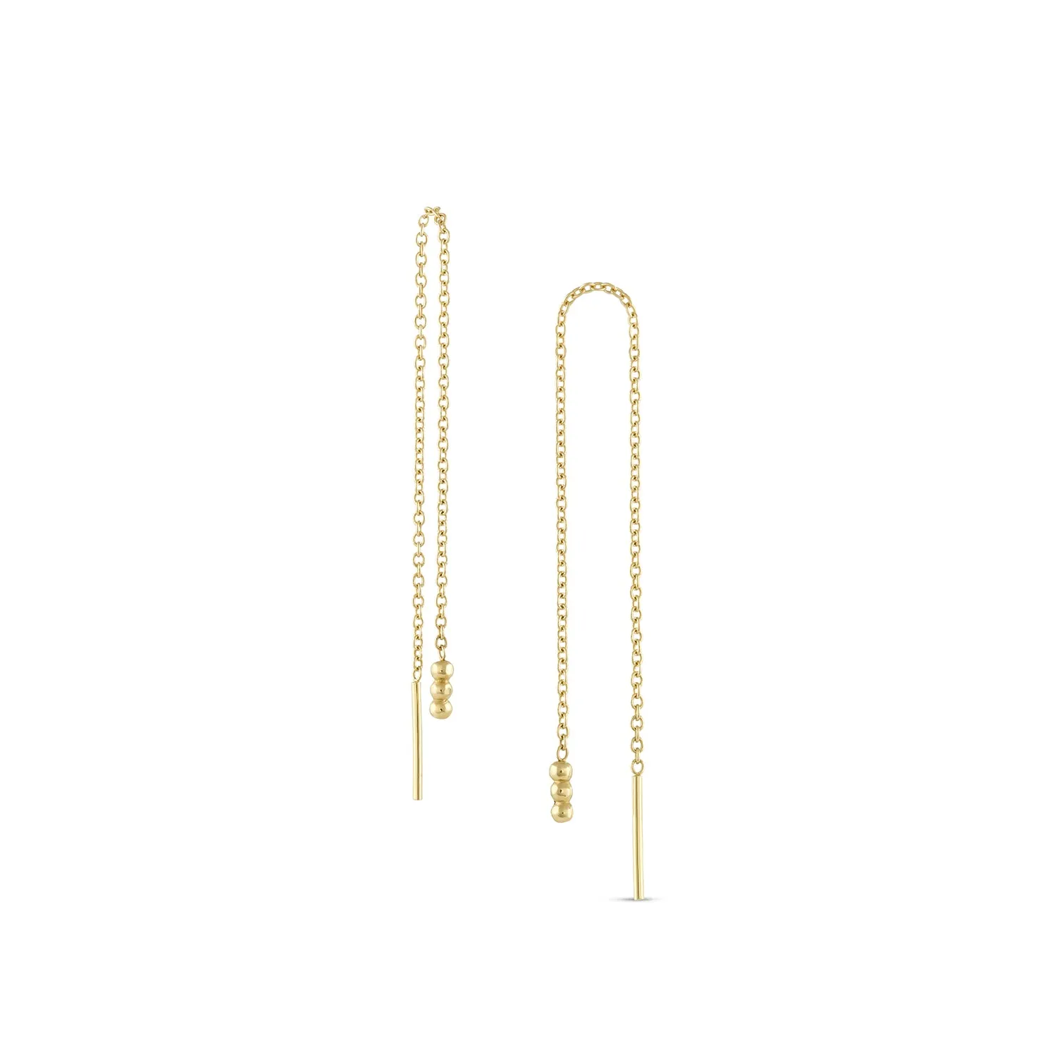 Seed Threader Earrings
