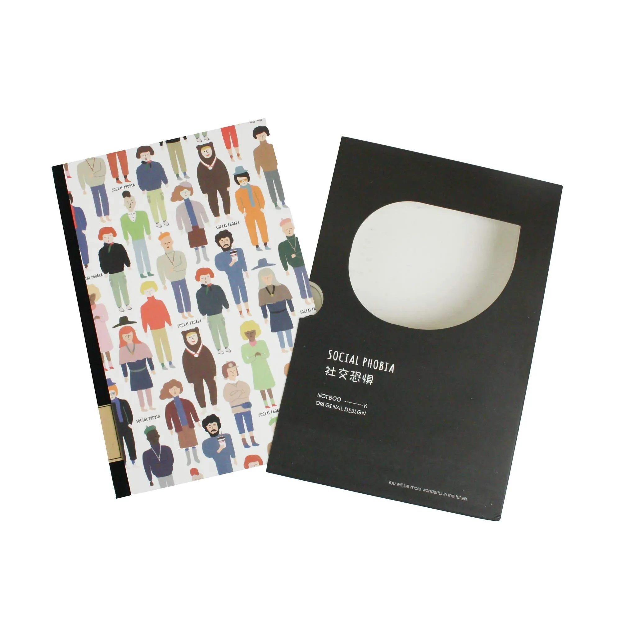 Social Phobia Themed Notebook - Unique Design