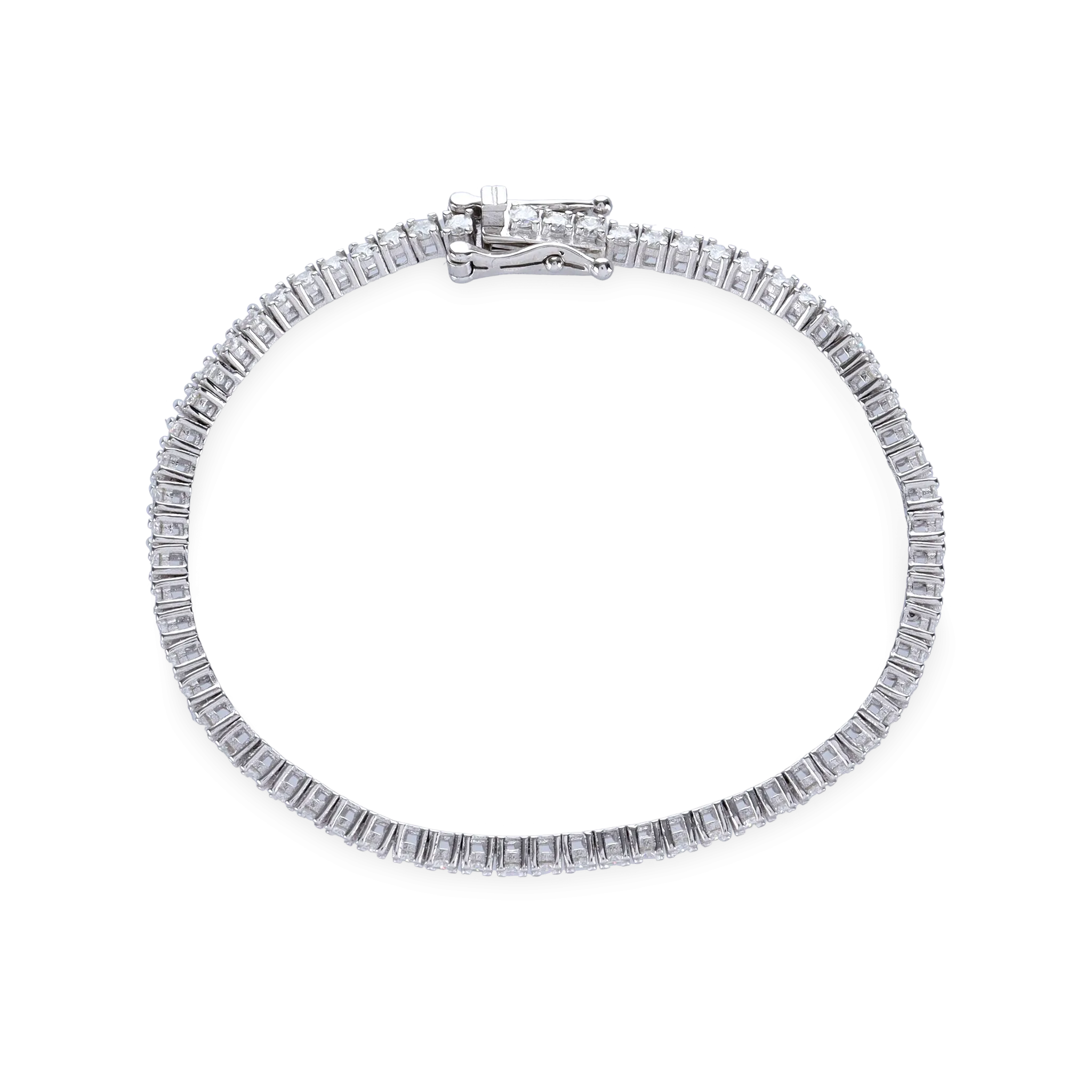 SPARKLING THIN TENNIS BRACELET