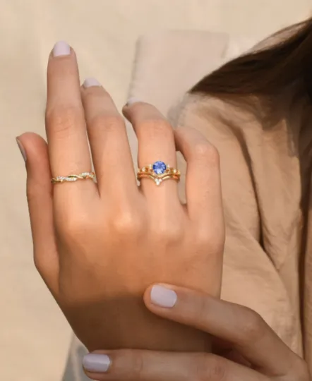 Tanzanite Diadem Ring
