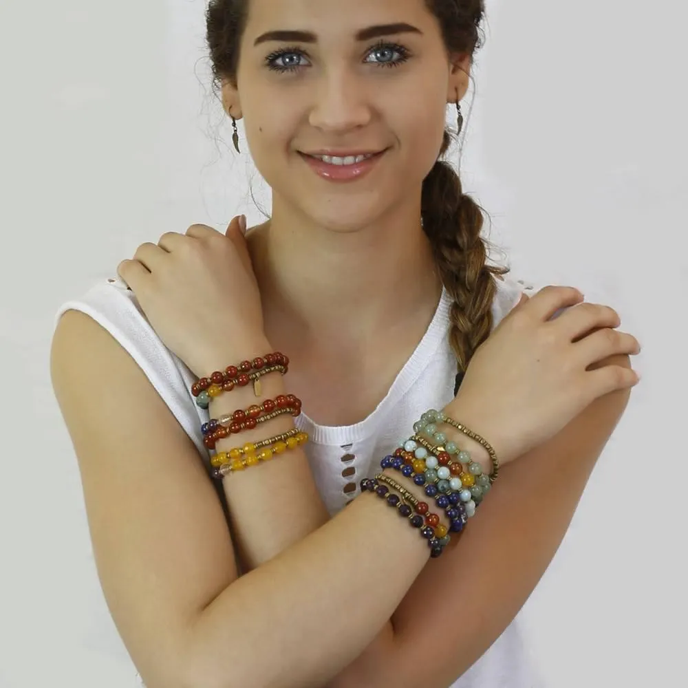 Third Eye Chakra Mala Bracelet *Final Sale*