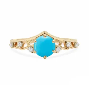 Turquoise Diadem Ring