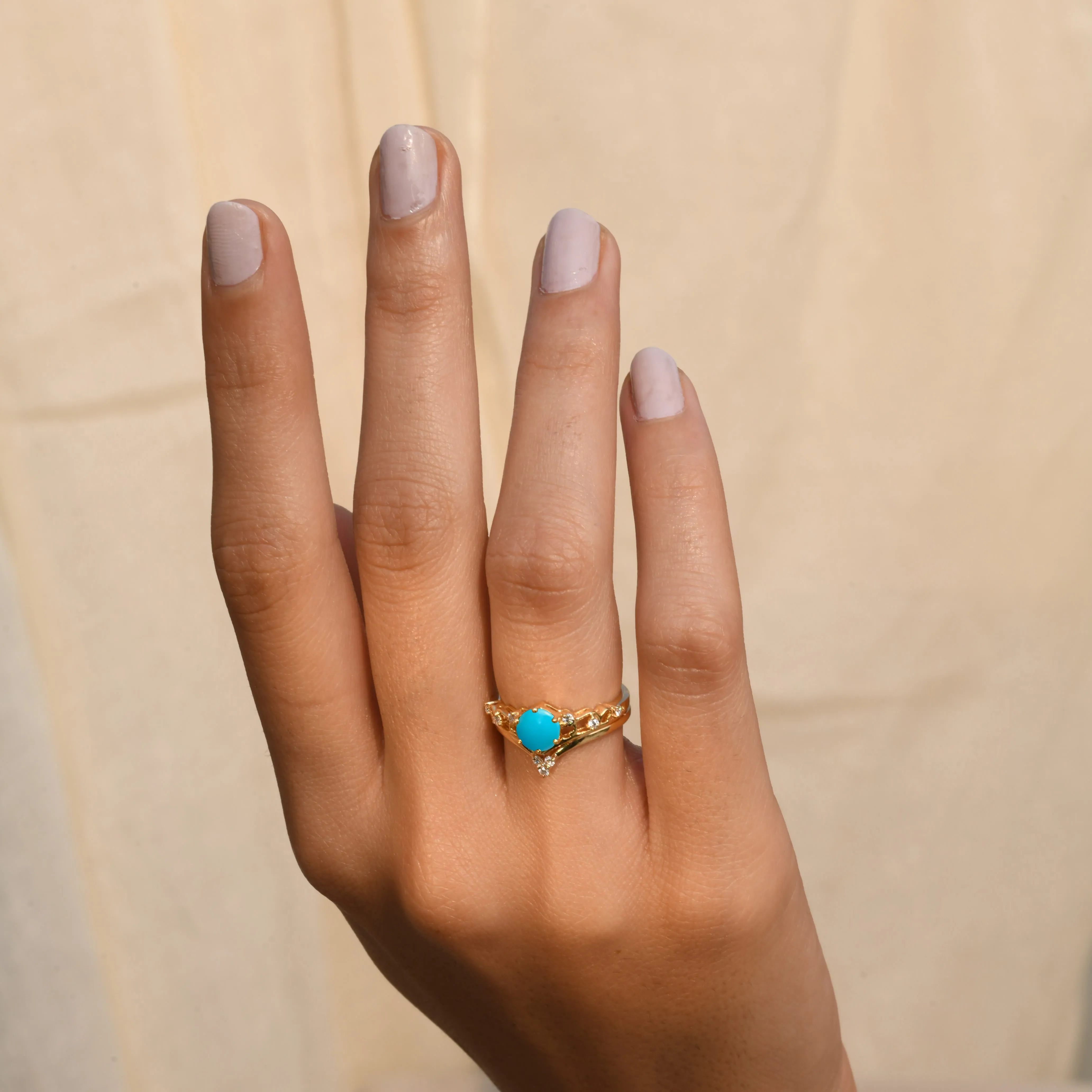 Turquoise Diadem Ring