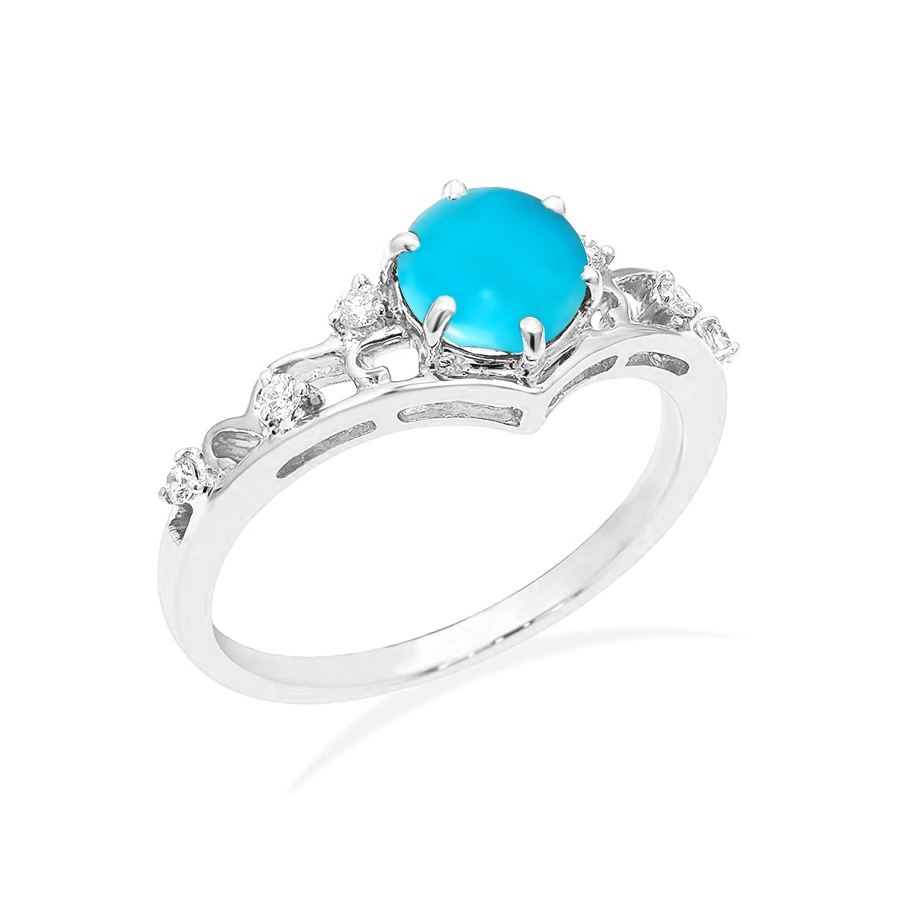 Turquoise Diadem Ring