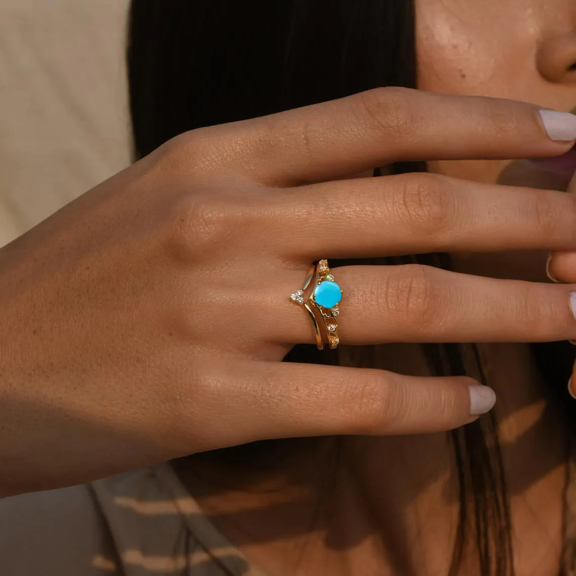 Turquoise Diadem Ring