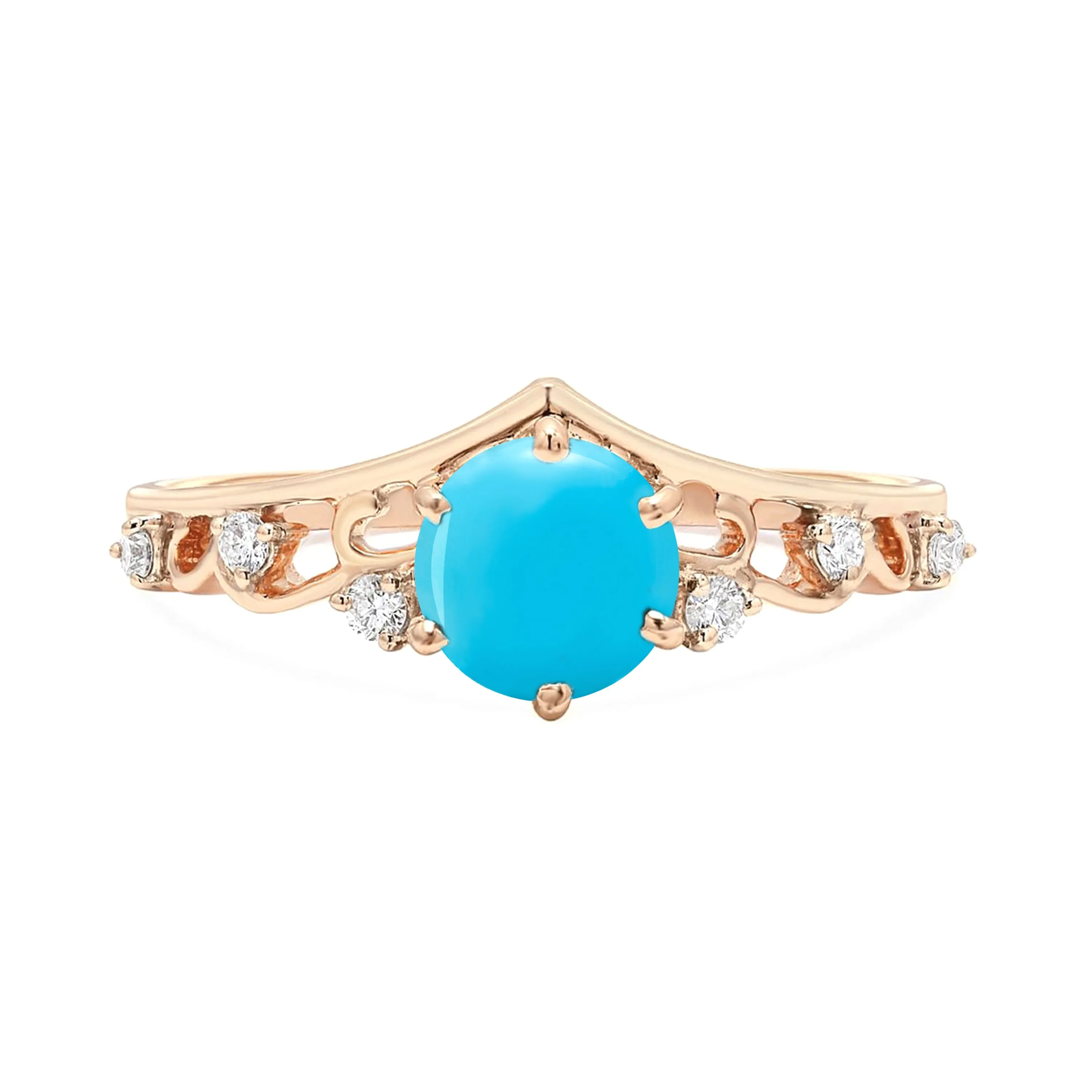 Turquoise Diadem Ring