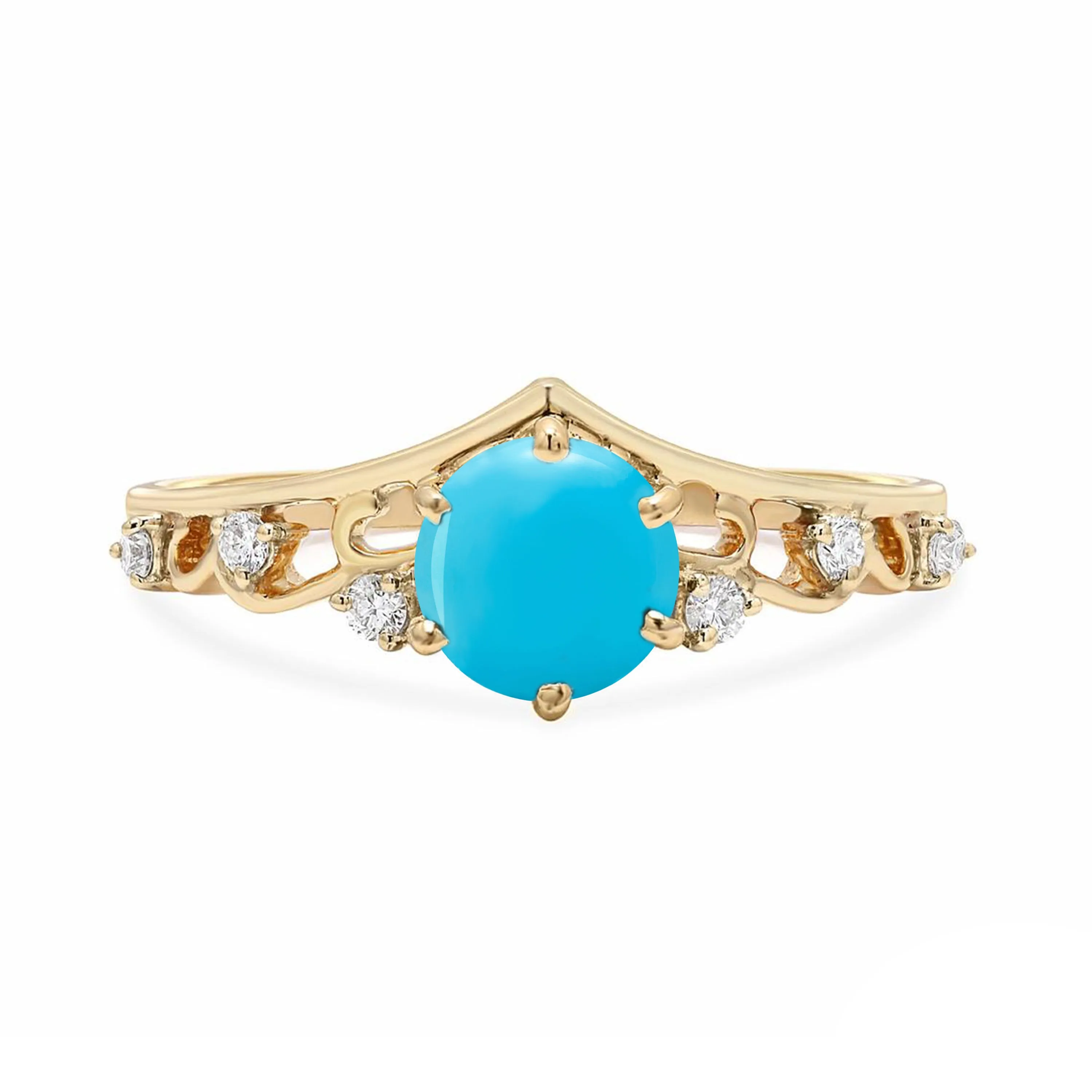 Turquoise Diadem Ring