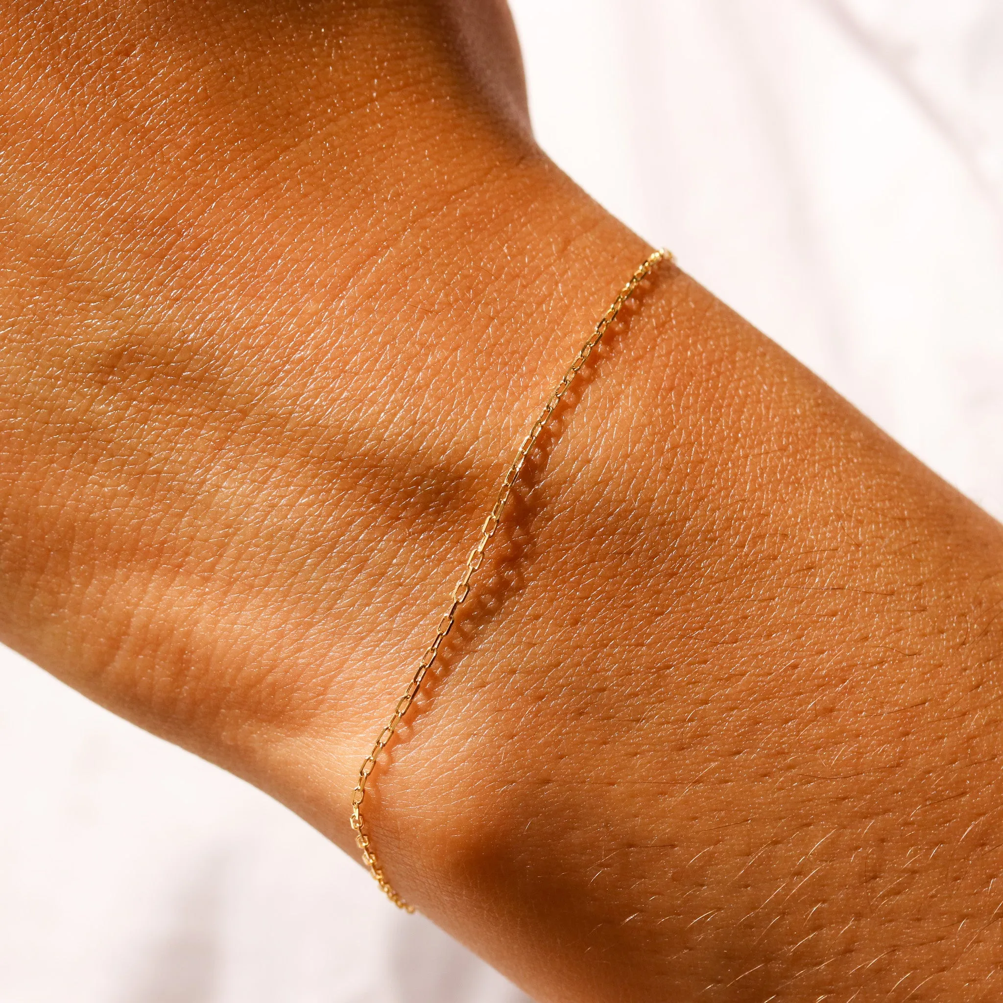 Ultra Thin Paperclip Bracelet