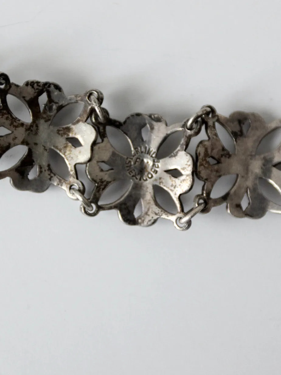 vintage Mexican sterling silver bracelet